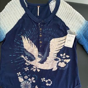 Free People Serious 60’s Vibe T-shirt